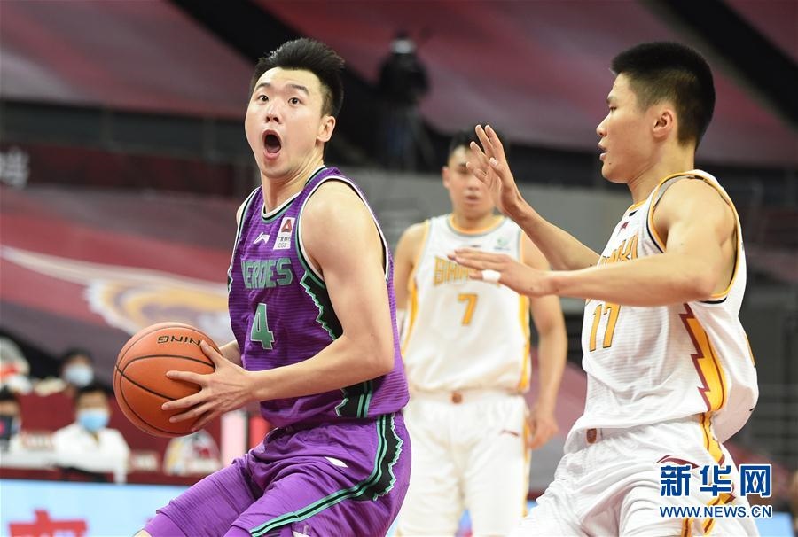 (體育)(17)籃球——CBA復賽第一階段:山西汾酒股份勝山東西王