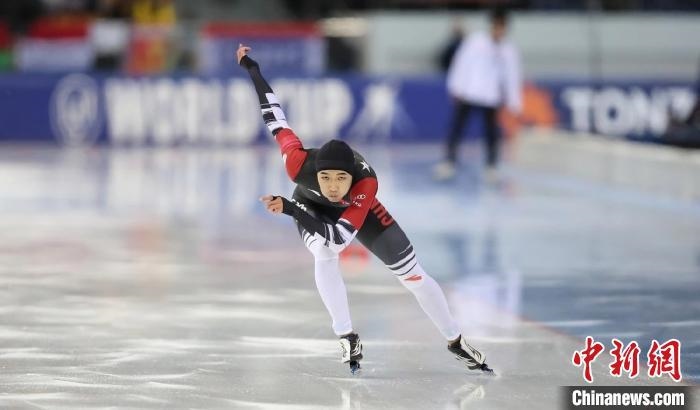 高亭宇在比賽中。圖片來源：黑龍江省體育局。