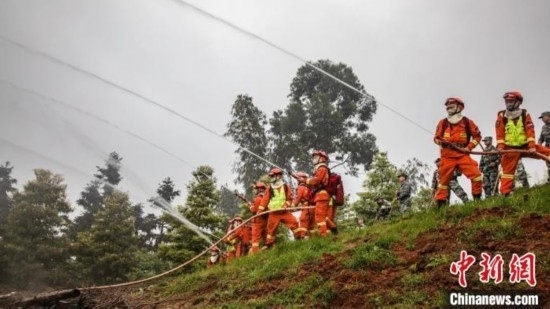 演練現(xiàn)場(chǎng)。瀘州消防供圖