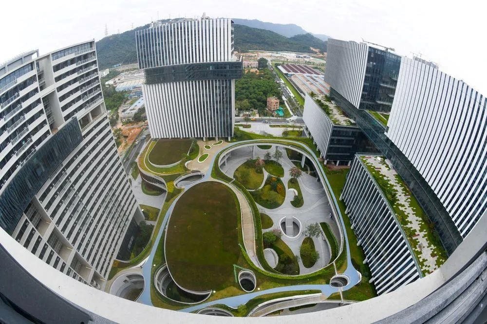 △位于深圳的光明科學城啟動區(qū)。預計今年啟動區(qū)的合成生物大科學裝置將部分投入使用。