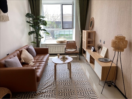 輝山英才社區(qū)樣板間。北京外國語大學(xué) 許青攝