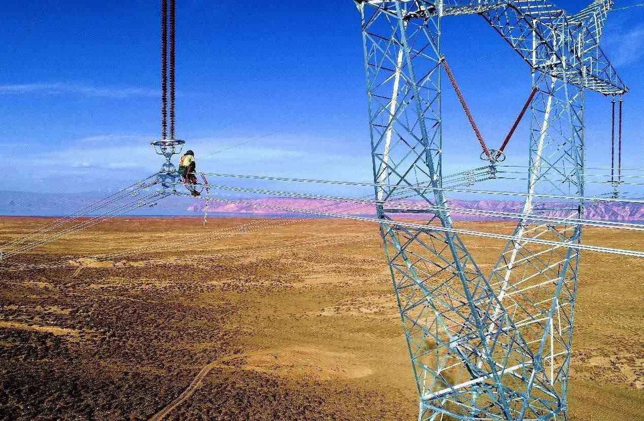 青豫直流。國網(wǎng)青海省電力公司供圖