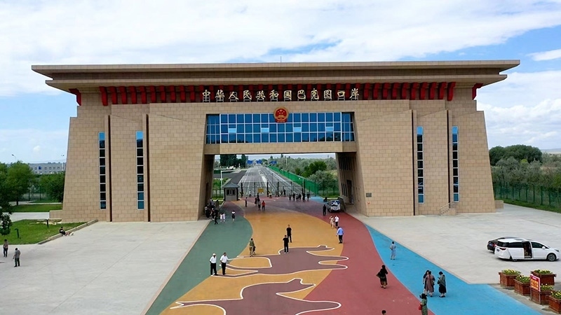 圖為塔城巴克圖口岸。塔城融媒體中心 張亭宇攝