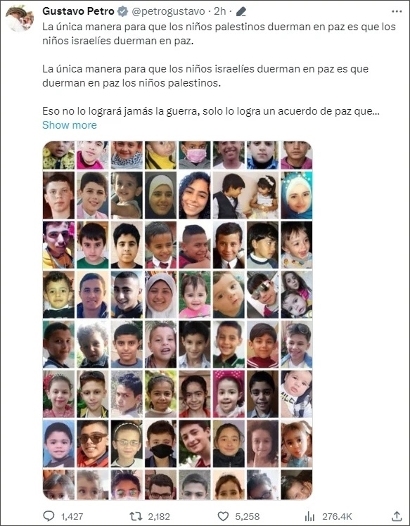 巴以爆發(fā)新沖突后，他再指西方“雙標(biāo)”