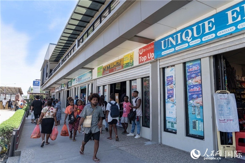 2023年9月12日，所羅門群島首都霍尼亞拉街景。人民網(wǎng) 賀吉攝