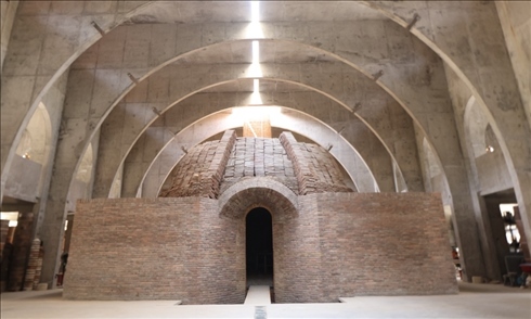 ↑ 景德鎮(zhèn)一處柴窯。（2020年7月13日攝）