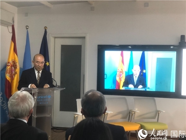 生態(tài)環(huán)境部應(yīng)對(duì)氣候變化司一級(jí)巡視員孫楨在研討會(huì)上致辭。 人民網(wǎng)記者 趙健攝