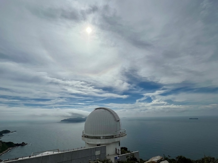 天文樓太陽望遠(yuǎn)鏡圓頂。人民網(wǎng)高清揚(yáng)攝