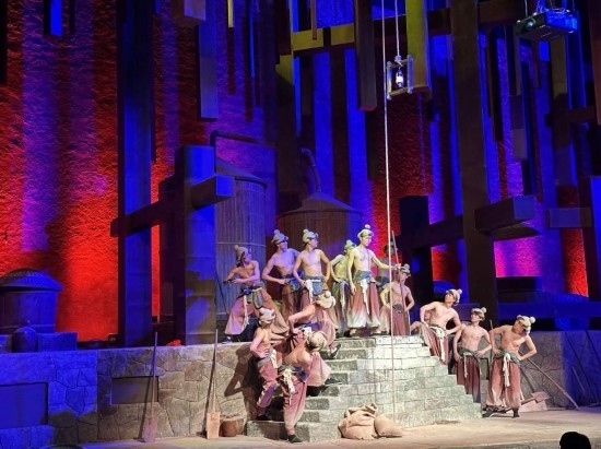 《天釀》演出場景。本報(bào)記者劉書文攝