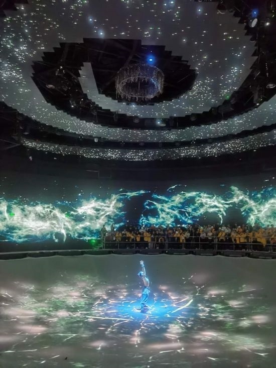 《天釀》演出場景。本報(bào)記者常雯宜攝