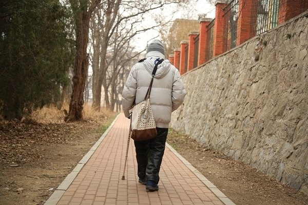 鐘萬勰院士在大連理工大學校園里。周學飛攝