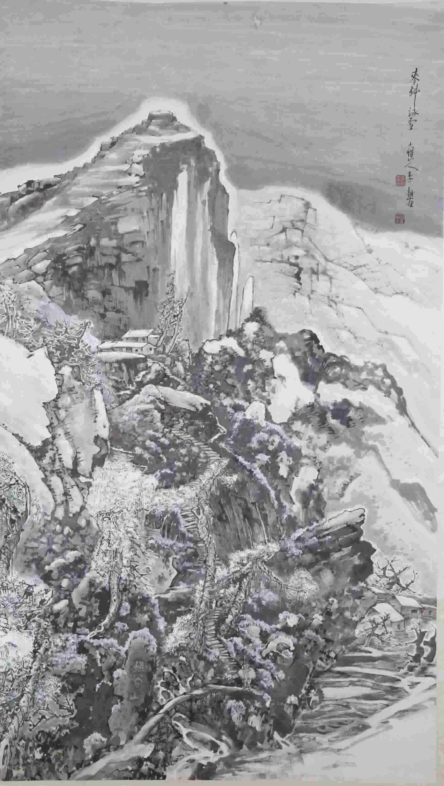 李耕畫作。(仙游縣博物館供圖)