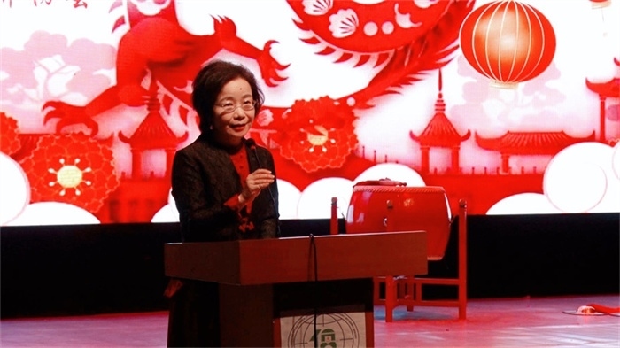 沈敏娟致辭。駐蒙古使館供圖