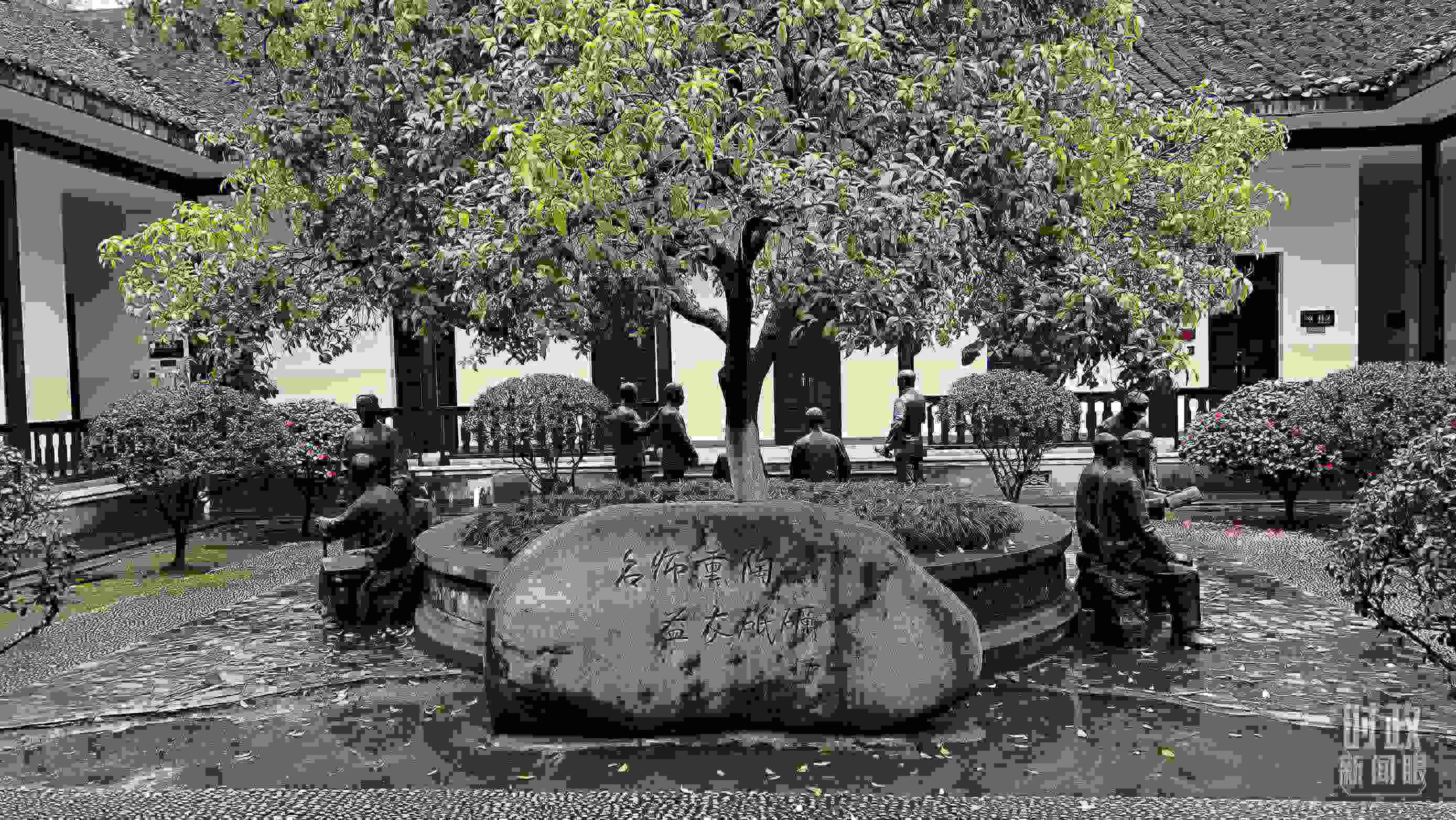 △湖南第一師范學(xué)院（城南書院校區(qū)）。（總臺(tái)央視記者覃思拍攝）