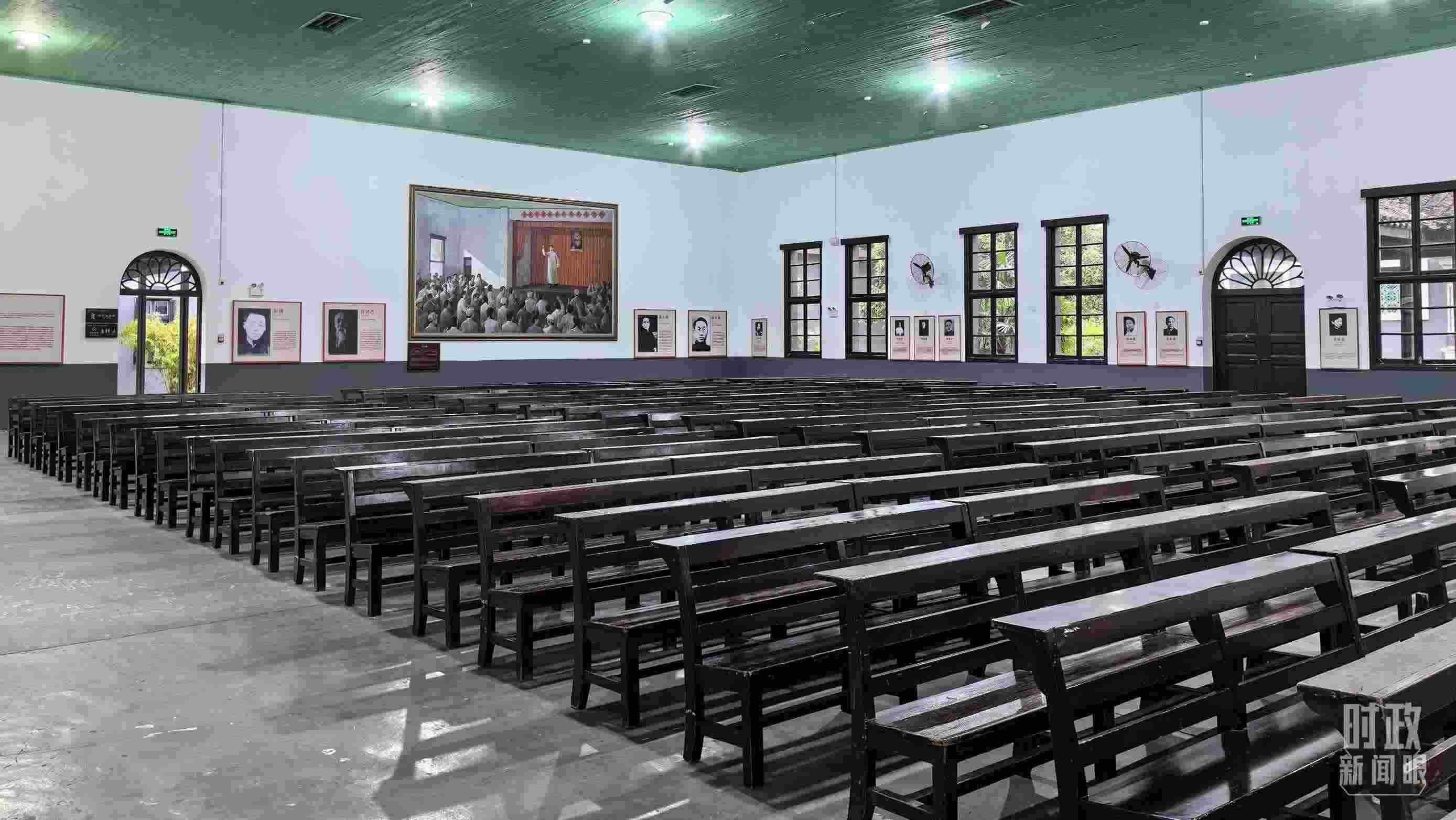 △湖南第一師范學(xué)院（城南書院校區(qū)）大禮堂。（總臺(tái)央視記者趙化拍攝）