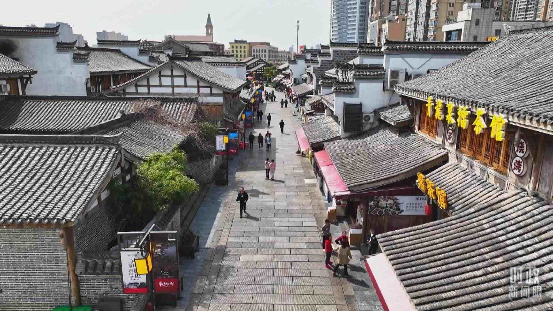 △常德河街。（總臺記者姚鵬、溫盛強拍攝）