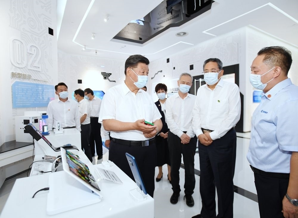 2020年8月19日下午，習近平總書記在安徽省合肥市參觀安徽創(chuàng)新館，了解安徽省科技創(chuàng)新和新興產(chǎn)業(yè)發(fā)展情況。