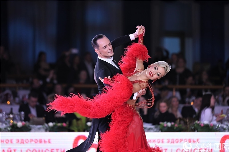 第五屆“克里姆林宮杯”國標(biāo)舞錦標(biāo)賽現(xiàn)場(chǎng)。于子恒攝