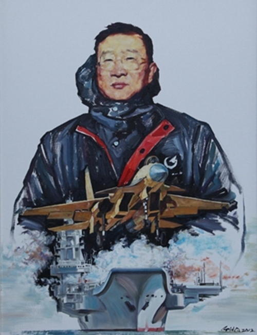 《羅陽》油畫。校方供圖