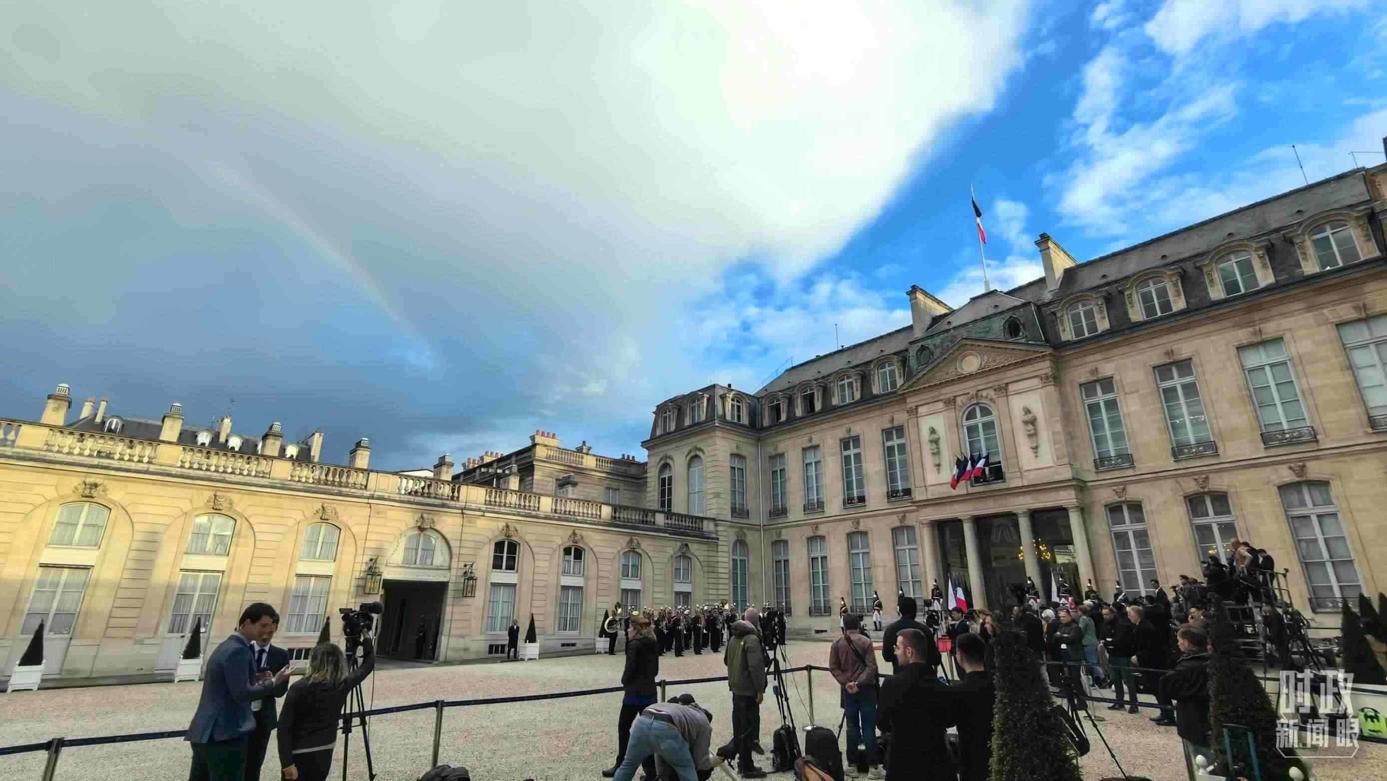 △愛(ài)麗舍宮。（總臺(tái)央視記者馬超拍攝）