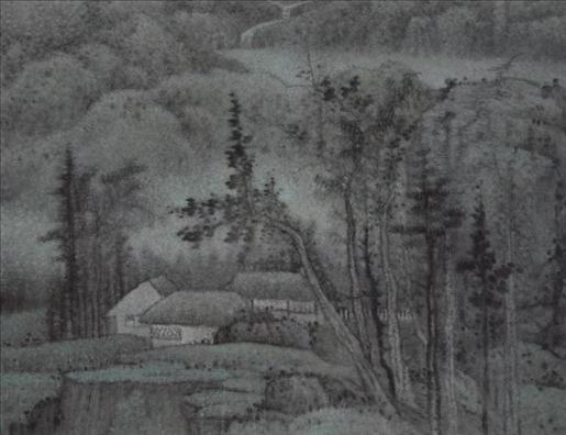 王秦生畫作《晨寂》。主辦方供圖