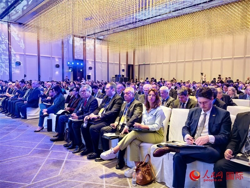 中國—巴西商業(yè)研討會現(xiàn)場。人民網(wǎng)記者 符園園攝