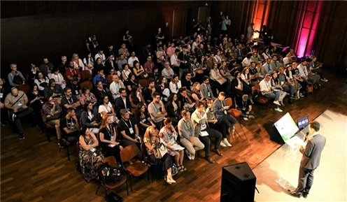 “視聽中國”——文化與商業(yè)機(jī)遇推介會(huì)暨中國視聽節(jié)目展映會(huì)現(xiàn)場。 中廣國際公司供圖