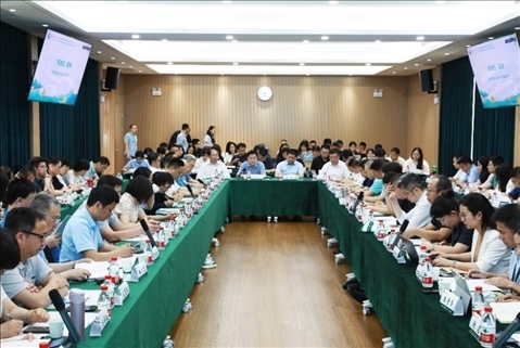 守正創(chuàng)新推動(dòng)思政課建設(shè)內(nèi)涵式發(fā)展學(xué)術(shù)研討會(huì)現(xiàn)場(chǎng)。武漢大學(xué)供圖