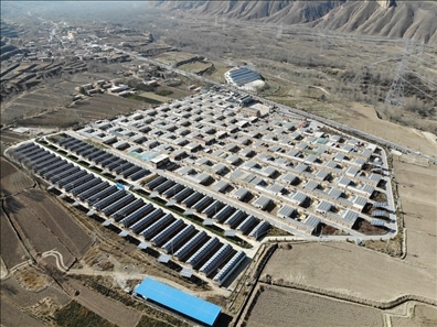 這是2020年11月6日拍攝的班彥新村全貌（無人機照片）。新華社記者 戴天放 攝