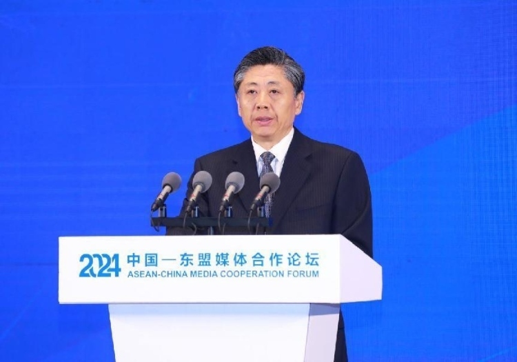 王藝華致辭。中國(guó)外文局供圖