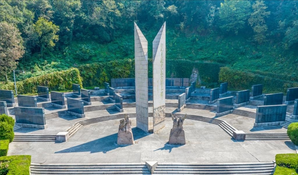 抗日航空英烈紀念碑廣場。（受訪單位供圖）