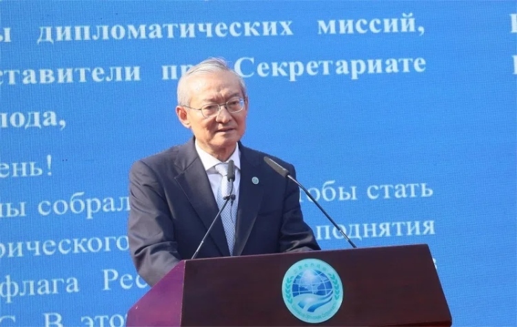 上合組織秘書長張明出席活動并致辭。主辦方供圖