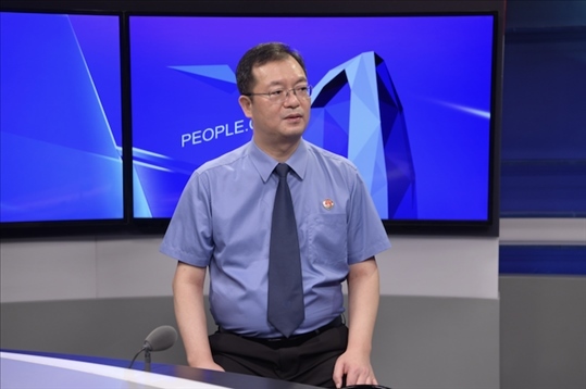 福建省泉州市人民檢察院檢察長(zhǎng)施建清。人民網(wǎng)記者 王曉嘯攝