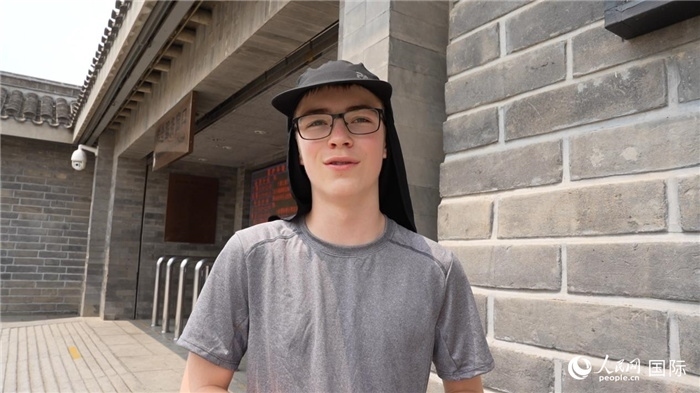 圖為德國籍游客埃里克·西伯特。人民網(wǎng)記者 吳超嵐攝