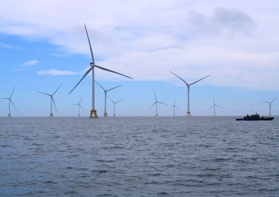 2024年6月19日拍攝的三峽集團(tuán)漳浦二期海上風(fēng)電項(xiàng)目。新華社記者 林善傳 攝