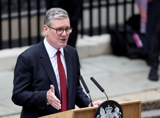  圖為英國首相斯塔默資料照片。（新華社記者李穎攝）