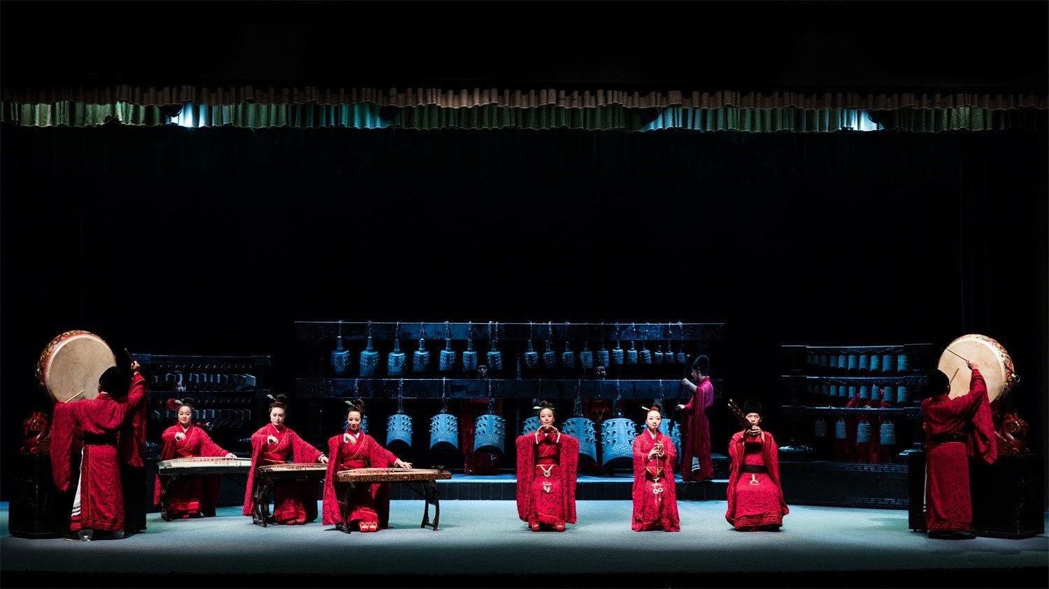 “華夏正聲——中原音樂考古復(fù)原展演”現(xiàn)場。河南博物院供圖