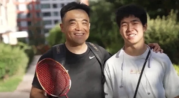 劉建波、劉傲寒父子。北航供圖