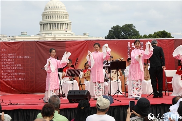 2、在華盛頓中國文化節(jié)活動上，還進(jìn)行了豐富多樣的中國文化演出。 人民網(wǎng)記者 李志偉攝