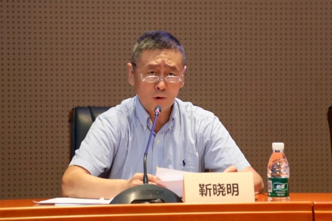 科技外交專家委員會(huì)主任委員、科技部國(guó)際合作司原司長(zhǎng)靳曉明致辭。主辦方供圖