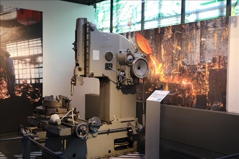 天水工業(yè)博物館內(nèi)景。新華社記者 馬莎 攝