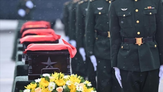 2023年11月，第十批在韓中國(guó)人民志愿軍烈士遺骸回到祖國(guó)