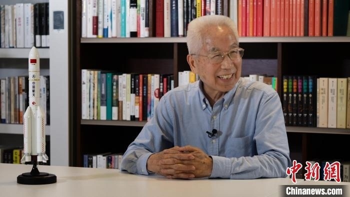 中國(guó)工程院院士龍樂(lè)豪。(中國(guó)運(yùn)載火箭技術(shù)研究院供圖)