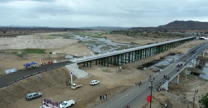 大橋全景。中交二公局第二工程有限公司供圖
