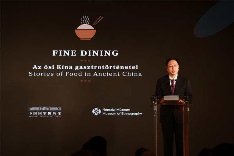 中國國家博物館副館長楊帆致辭。圖片由中國駐匈牙利大使館提供。