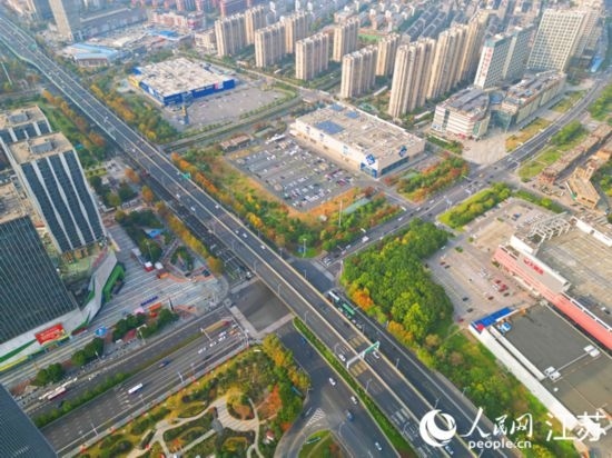 崇川區(qū)北大街便民商圈。人民網(wǎng)記者 王繼亮攝