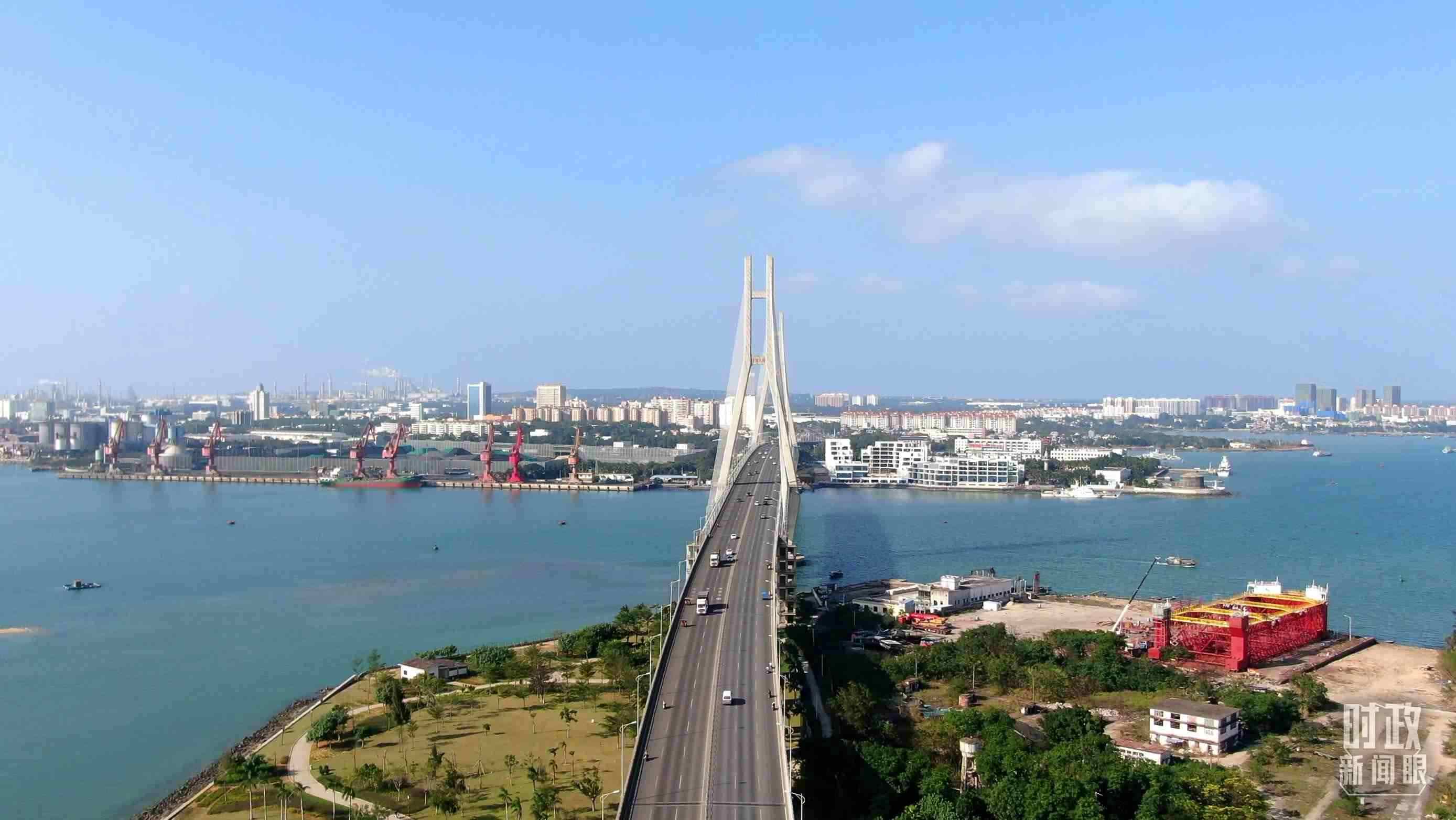 海南洋浦經(jīng)濟開發(fā)區(qū)。（總臺記者葉飛提供）