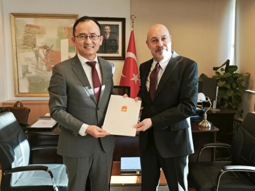 現(xiàn)場(chǎng)合影。中國(guó)駐土耳其大使館供圖