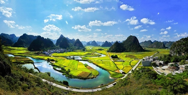 廣西天等都康田園風光。主辦方供圖