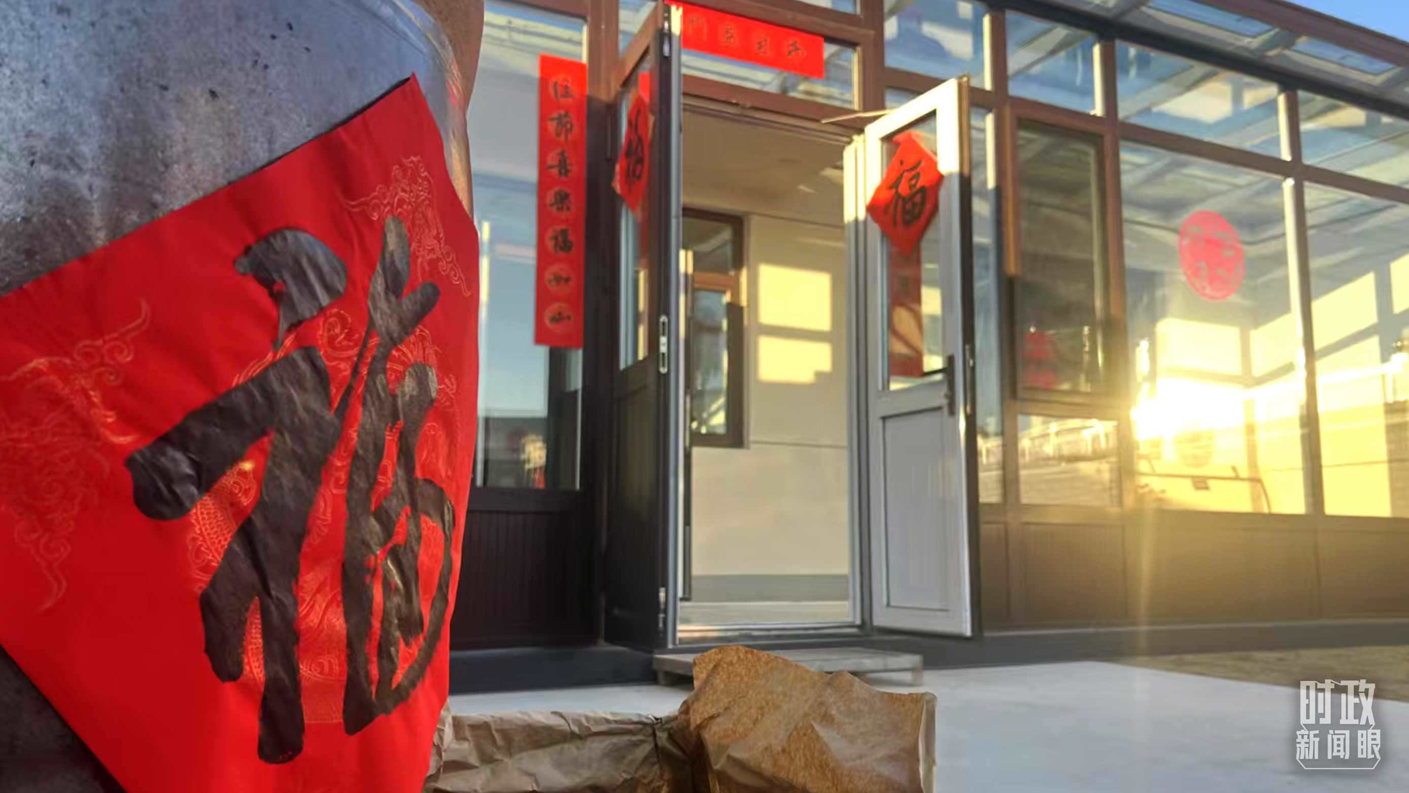 祝家溝村新居。（總臺(tái)央視記者李煒拍攝）